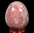 Polished Rhodochrosite Egg - Argentina #79263-1